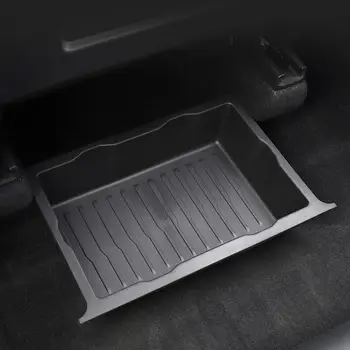 1 бр. за Tesla Model Y 2017-2023, кутия за съхранение под седалката, органайзер, държач за чекмеджета, TPE, долна кутия за съхранение, автомобилни аксесоари