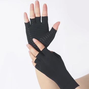 1 Чифт компрессионных ръкавици от артрит, поддръжка на китката, облекчение на болки в ставите, превръзка за ръце, женски мъжки терапевтичен гривна, компресия ръкавици