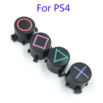 10 комплекта за PS4 Многоцветен пластмасов бутон ABXY Buttons Сервизна подробности За контролера на PS4