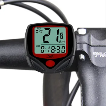 1БР Водоустойчив кабелен цифров скоростомер за колоездене, Километраж, кодова Таблица Брояч на скоростта на Велосипеди, Аксесоари за Велосипед