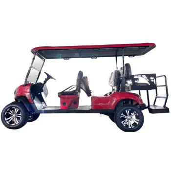2023 Индивидуална електрическа количка за голф на 4 места с висококачествена стръмен оф-роуд количка за голф