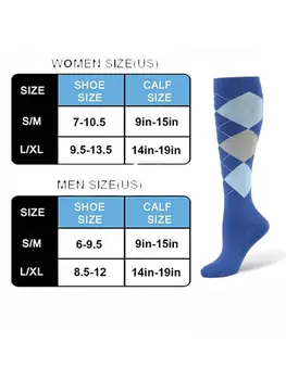 3 чифта женски спортни чорапи с мрежесто модел, медицински, За скално катерене, Компресия, за конна езда, разтеглив, които Разширени вени