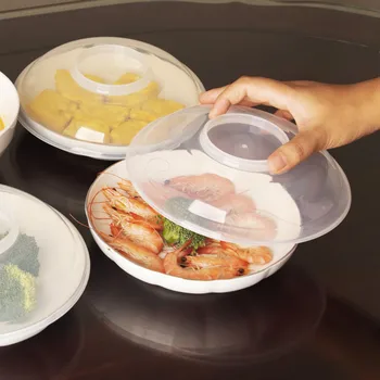 6ШТ 2022 Нова Самозалепваща на кутията за зеленчуци, домакински зимни пластмасов капак за пресни пылезащитных остатъци, Може да бъде прозрачен капак за хранителни продукти
