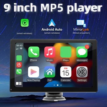 9-Инчов безжичен радиото в автомобила Carplay Android, мултимедиен плейър, Bluetooth-съвместими сензорен екран за кола на VW, Nissan, Toyota