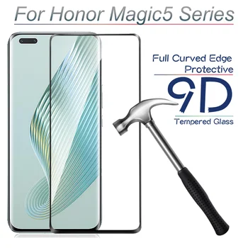 9D Напълно Изогнутое Защитно Стъкло За Честта Magic5 Pro От Закалено Стъкло Magic 5 Lite Magic5Pro Magic5Lite 5G Протектор на Екрана