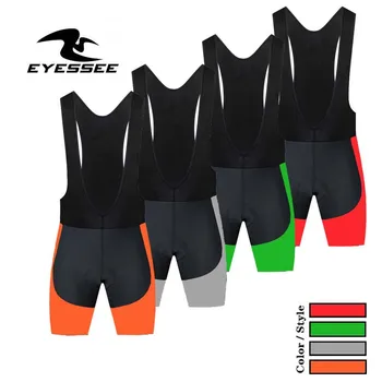 EYESSEE 16 цвята! Летни велосипедни шорти с нагрудником за планински велосипед, дишащи мъжки вело панталони с 9D гелевой подплата, професионални велосипедни панталони