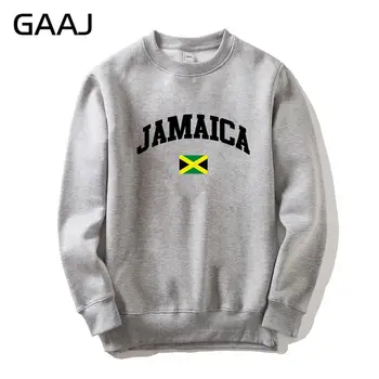 GAAJ Флаг Ямайка, мъжки дамски hoody, Блузи, Популярна 2019 Нова градинска Дрехи, мъжки Hoody с качулка и принтом, руното Облекло #Z5893