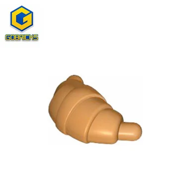 Gobricks GDS-2053 1 кг 2032 бр Хранително-вкусовата кроасан със заоблени краища е съвместим с 33125 градивните елементи, технически детайли, детски играчки