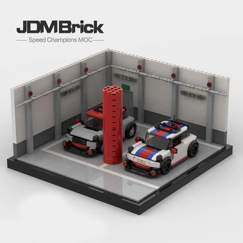 JDM Technical MOC Speed Champions спортен автомобил Stanng космически набор от градивни блокове играчки