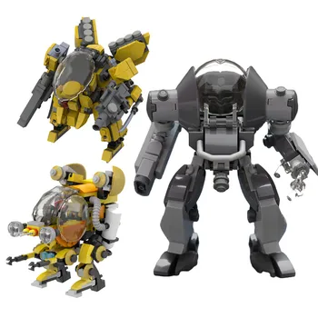 MOC Mecha Аниме Warriors Модел Войник Събират Тухли Робот Фигурка Дизайнери, Детски Играчки, Строителни Блокове на детски Подарък За Рожден Ден