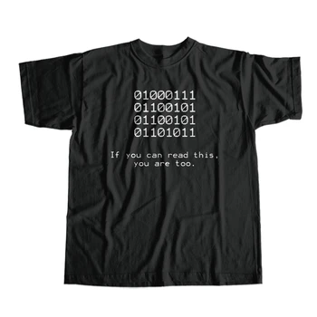 THE COOLMIND, мъжки t-shirt програмист от 100% памук, ежедневни свободна памучен забавно мъжка тениска с кръгло деколте, памучен тениска, мъжки ризи
