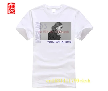Yohji Yamamoto Класическа Тениска Годишната Черна Тениска Облекло Популярна Риза Памучни Тениски Невероятни Уникални Мъжки Блузи С Къс Ръкав