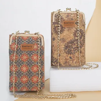Дамски Малки чанти през рамо от естествена кожа, мини чанта през рамо за момичета, дамски многофункционална дамска чанта за мобилен телефон с капак с цип