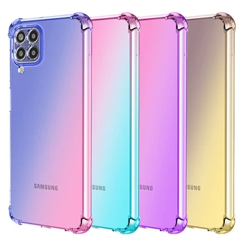Двуцветен Градиентный Калъф за Samsung Galaxy M33 5G M23 M13 5G M53 M54 M14 5G A34 A54 5G A13 в а23 4G A14 4G A04 Силиконов Калъф