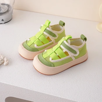 Детска мода пролет-лято обувки от дишаща мрежа за момчета и момичета