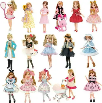 дрехи за кукла Blythe 6 Points Azone Rieger LICCA Облекло за кукли 6 Points Бебешки Дрехи подарък за момиче без кукли
