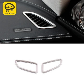 За Mercedes Benz GLC X253 2015-2021 Автомобилен стайлинг на Предния панел A/C Air Vent Изходна панел на Кутията рамка довършителни стикер аксесоар за интериора