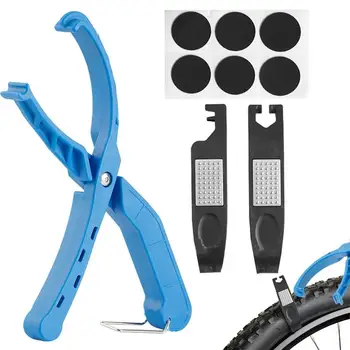 Клещи за велосипедни гуми Пружинен дизайн, Инструменти за Смяна на гуми, Лостове за облекчаване на Велосипедни гуми, Скоба за теглене на Велосипедни гуми, Гумата върху джантата на колелото