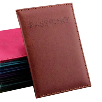 Корици за паспорти от изкуствена кожа, мултифункционален държач за билетите, чанта за документи за самоличност, документи, Защитни капаци, за Защита на паспорт