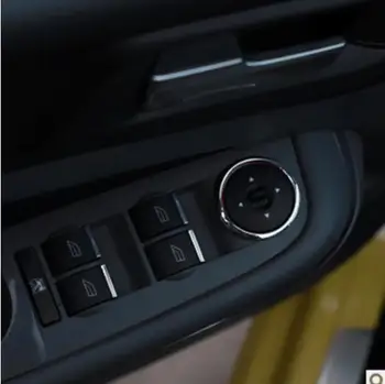Метална хромирана бутон за включване стеклоподъемника за кола, декоративна стикер за Ford focus 2 на Фокус 3 Ecosport Fiesta
