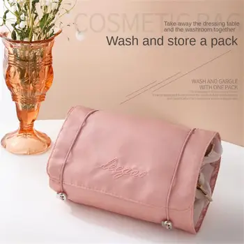 Многофункционална косметичка 4-В-1, дамски свалящ mesh bag, лесна чанта за багаж, чанта за пране, мързелив стил