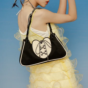Модни Чанти от изкуствена кожа, дамски чанта за пазаруване в ретро стил, ежедневни дамски офис чанта, подмышечная чанта за студенти, чанта на рамото