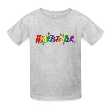 Мъжки t-shirt Heartstopper с принтом от романтичен телевизионен сериал 