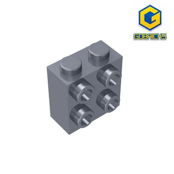 Набор от MOC GDS-1117 Тухла, изменено 1 x 2 x 1/2 / 3 с шипове от една страна, е съвместим с детски играчки lego 22885