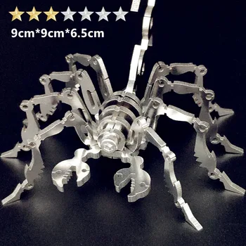 Набор от пъзели от неръждаема стомана, 3D модел на пъзели, занаяти, Аксесоари за дома, направи си сам, Скорпион, детска играчка за подарък