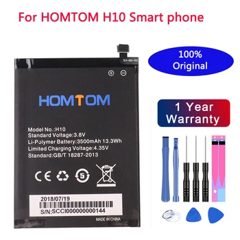 Нов, 100% Оригинални Висококачествени Батерия H10 За Homtom H10 Battery 3500mAh Сменяеми Батерии За смартфон Batteria + Безплатни Инструменти