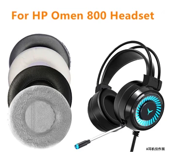 Нови преносими амбушюры за слушалки HP Omen 800, кожени амбушюры, кадифе възглавница за слушалки, калъф за слушалки