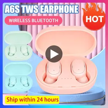 оригиналната Безжична bluetooth слушалка A6S TWS 5,0 Слушалки спортни Слушалки в ушите С Микрофон За смартфон Xiaomi Huawei Samsung, LG