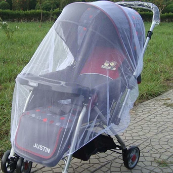 Противомоскитная мрежа за детска количка, кошница за колички, мрежа против насекоми, Безопасна мрежа за защита на бебета, аксесоари за детски колички