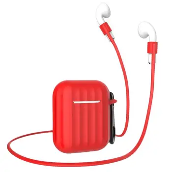 Силиконовата безжична слушалка, защитен калъф-ухото на куката с каишка за слушалки AirPods 1/2 Bluetooth, ухото на куката box se