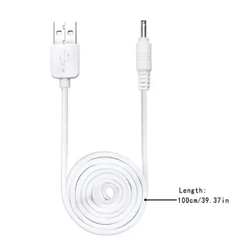 Смяна на зарядно USB кабел за постоянен работен ток 3,5 за foreo Luna/Luna 2/Mini/Mini 2/Go/Luxe Почистващо Средство за лице USB Зарядно Устройство Кабел 100 см