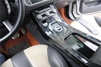 Тампон върху лентата за превключване на предавките, колата е от въглеродни влакна ABS, стикер, подходящи за Land Rover Evoque 2012-2018