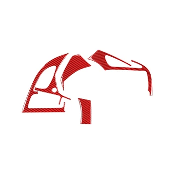 Тампон върху отдушник на автомобила, комплект стикери от карбон за купето Chevrolet Corvette C7 2014-2019, Червен