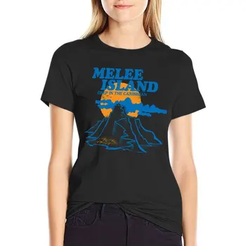 Тениска Mêlée Island (тъмен вариант), графична тениска, женски графични тениски