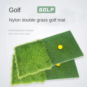 тренировъчен подложка за голф 30*60 см, Высокоэластичная Имитация на зелен цвят, закрит голф симулатор, Може да добавяте Аксесоари за голф