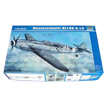 Тромпетист 02409 1:24 Германски Изтребител Messerschmitt BF 109 G-10, Военна Монтаж, Пластмасова Играчка Модел, Строителен Комплект