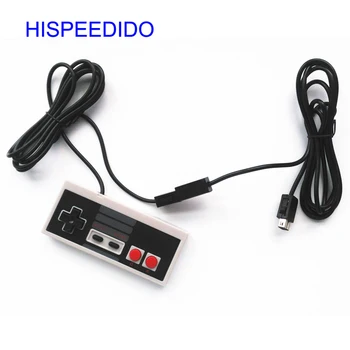 Удлинительный кабел HISPEEDIDO 1,8 m 6 фута + жичен дръжка Геймпад джойстик контролер за конзолата Mini NES Classic Edition
