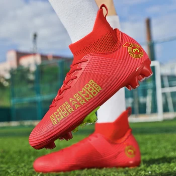 Футболни обувки Messi Обувки на едро Общество Chuteira Здрави удобни и качествени футболни обувки за улицата Леки маратонки за мини футбол