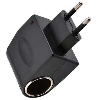 Штепсельная щепсела на ac 220 В постоянен 12v, запалки, преобразувател на контакта, за автомобил аромат, штепсельная изход EU Plug Play