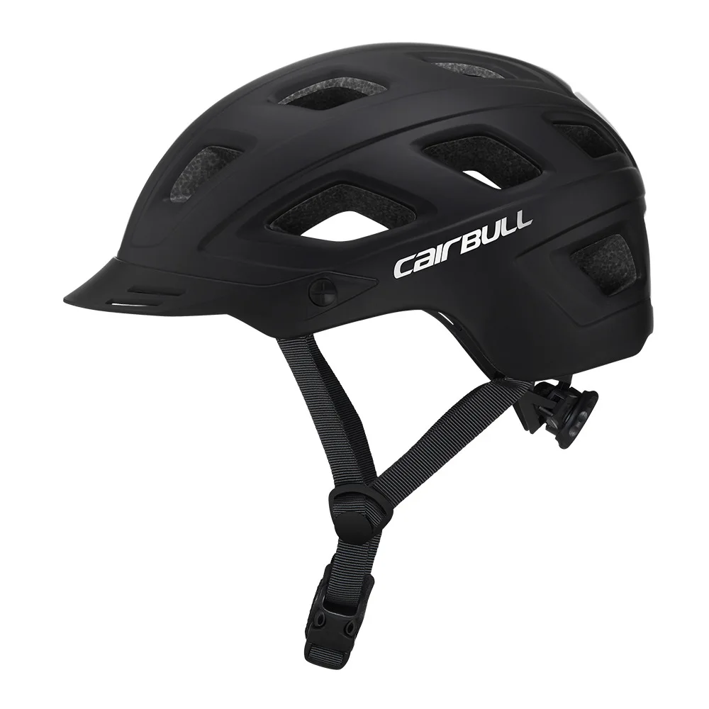Велосипеден шлем CAIRBULL Central 2023 за почивка на градски и крайградски маршрути с Подвижни полета за Обратно виждане Фенер