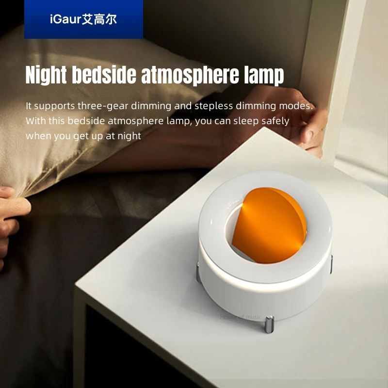 Домашен Висококачествен Bluetooth-високоговорител Скоба за Безжично зарядно устройство за мобилен телефон, Интелигентна индукционная нощна лампа Ins Wind, настолна лампа