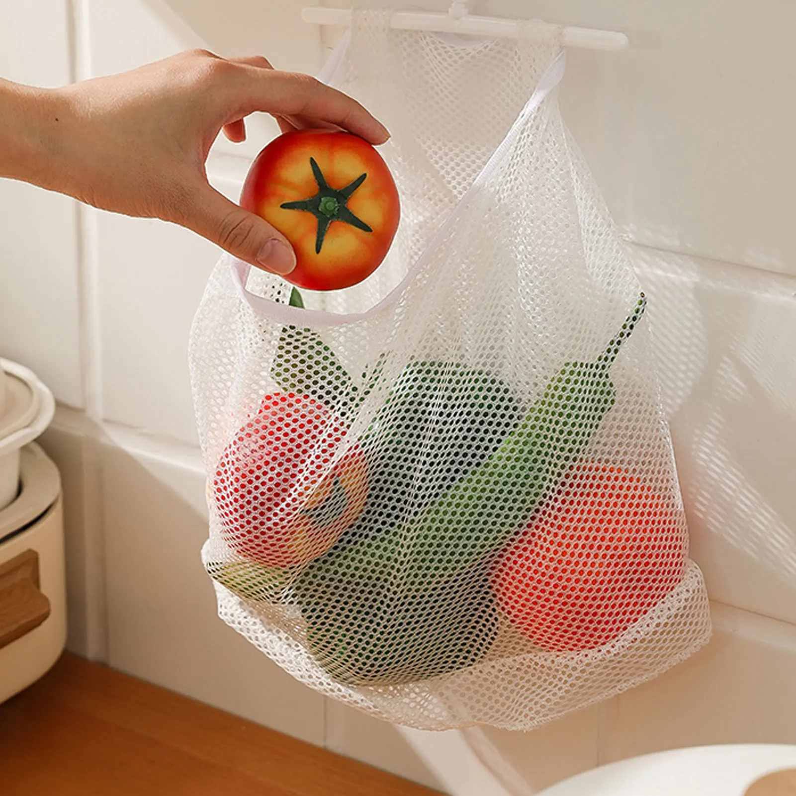 Окото чанта за дрехи, Организатор за гардероба, за Многократна употреба за хранителни стоки пакети за плодове, зеленчуци, играчки, Стоки MAZI888