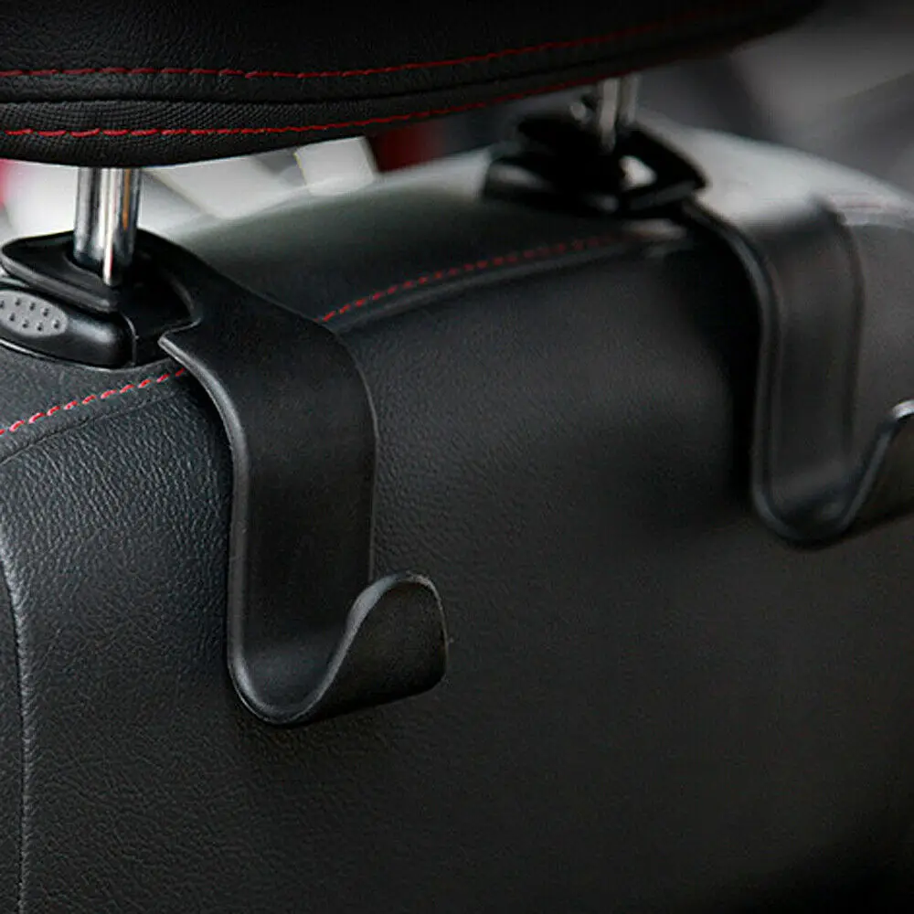 Универсална кука за автомобилни седалки, задна кука, автомобилни аксесоари за интериора, преносим закачалка, държач за съхранение кола, чанта, портфейл, кърпа, 1 бр.